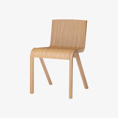Made in Design Ready Stacking chair natural wood / Plywood - Audo Copenhagen