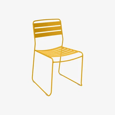 Made in Design Surprising Stacking chair metal yellow / Metal - Fermob