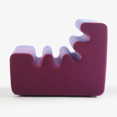 Made in Design Karelia (1966) Easy chair textile pink / Fabric - Zanotta