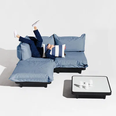 Made in Design Paletti Easy chair textile blue - Fatboy
