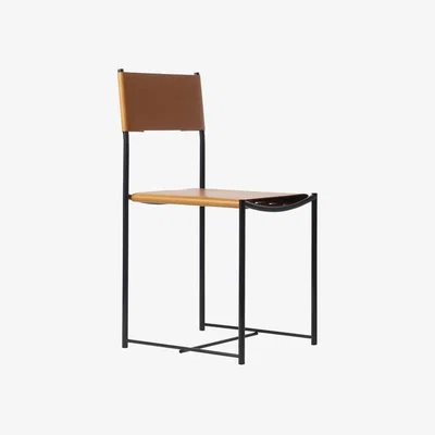 Made in Design Spaghetti Chair leather brown / Leather - Giandomenico Belotti, 1979 - Alias