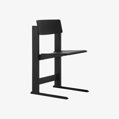 Made in Design Lira Stacking chair wood black - Alias