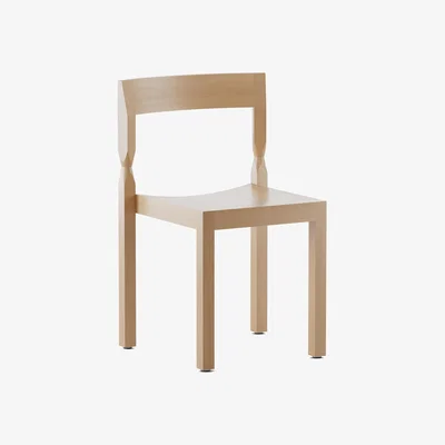 Nordic Nest Massproductions Woodwerk chair Natural beech