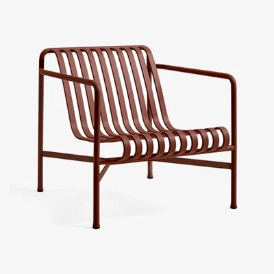 Nordic Nest HAY Palissade Low lounge chair Iron red