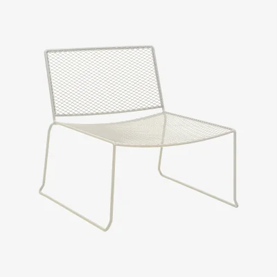 Nordic Nest Brafab Haru lounge armchair Pearl white