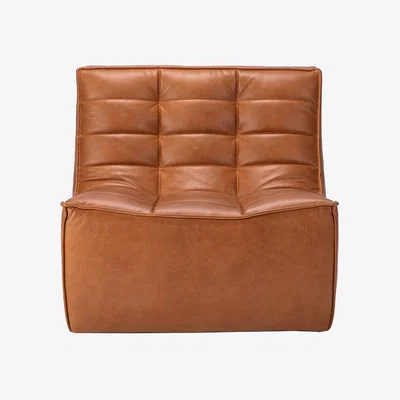 Nordic Nest Ethnicraft N701 armchair Leather old saddle