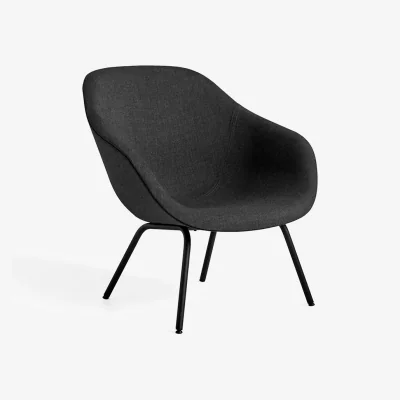 Nordic Nest HAY About a Lounge AAL87 armchair Remix 173 dark grey-black frame