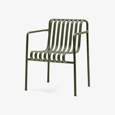 Nordic Nest HAY Palissade dining armchair Olive