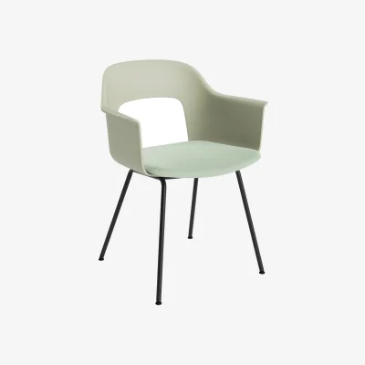 Nordic Nest HAY Layout Armchair 213 armchair Relate 921-pastel green-black lacquered steel