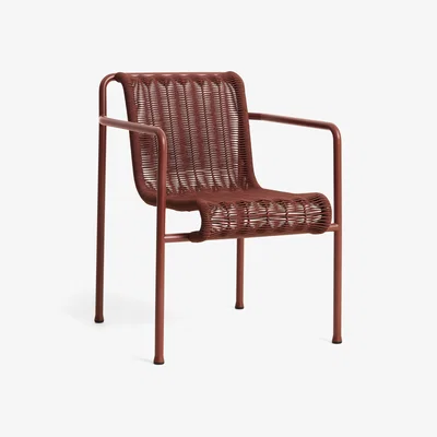 Nordic Nest HAY Palissade Cord Dining armchair Iron red
