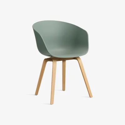 Nordic Nest HAY About a Chair 22 2.0 chair Fall green-lacquered oak frame