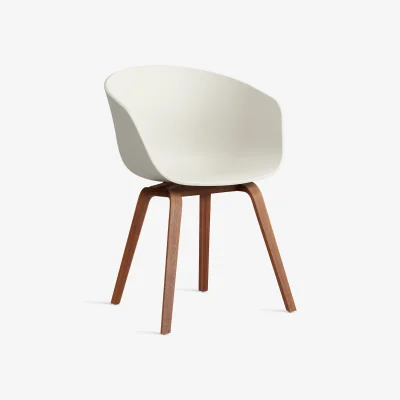 Nordic Nest HAY About a Chair 22 2.0 chair Melange cream-lacquered walnut frame