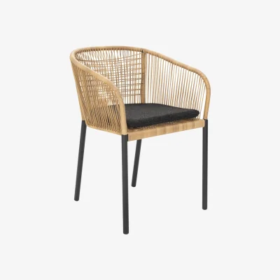 Nordic Nest Brafab Delta armchair Black-natural