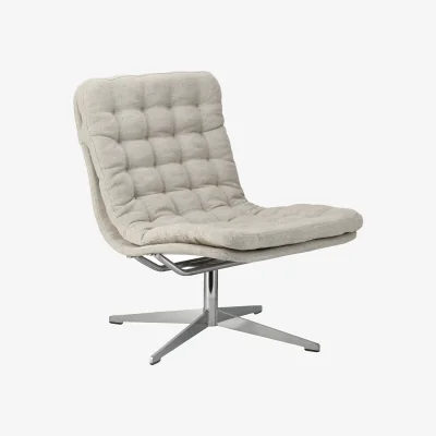 Nordic Nest 1898 Loholm armchair with swivel function Bern Beige 0341