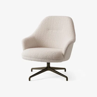 Nordic Nest &Tradition Rely HW139 lounge chair Karakorum 001-bronzed