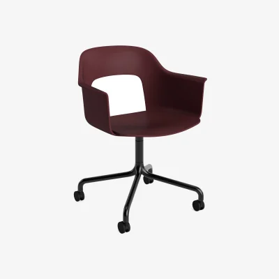 Nordic Nest HAY Layout Armchair 261 chair Bordeaux-black