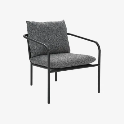 Nordic Nest Brafab Bendt armchair Black-teddy ant