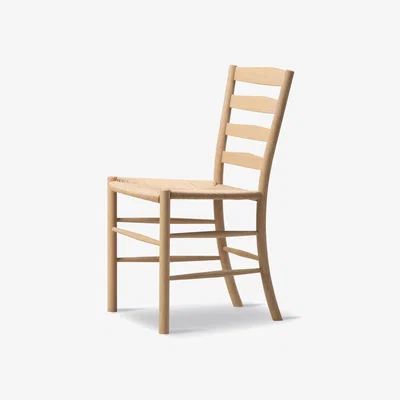 Nordic Nest Fredericia Furniture Klint chair Naturally braided - soap treated oak