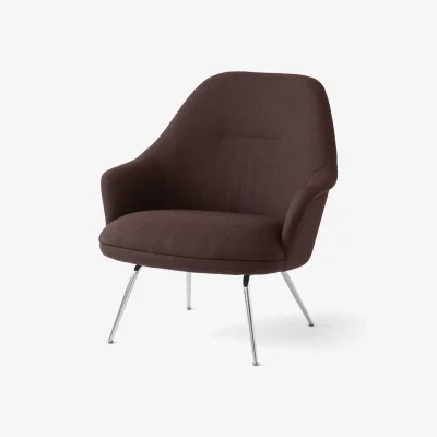 Nordic Nest &Tradition Rely HW139 lounge chair Saxion 0397-chrome