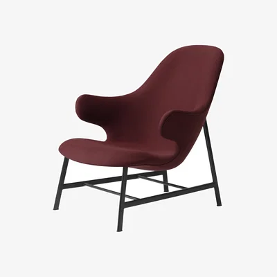 Nordic Nest &Tradition Catch JH13 lounge chair Steelcut 615-black steel legs