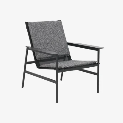 Nordic Nest Brafab Soro lounge armchair Black-teddy ant