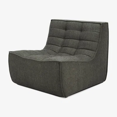 Nordic Nest Ethnicraft N701 armchair Moss Eco fabric