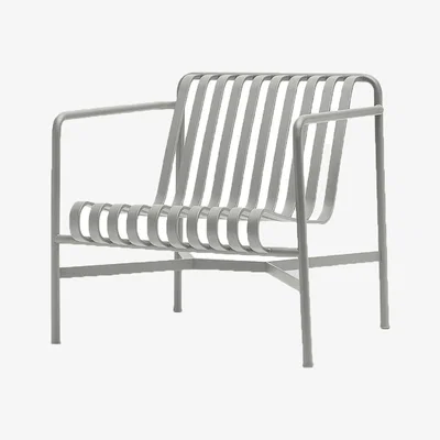 Nordic Nest HAY Palissade Low lounge chair Sky grey