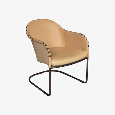 Nordic Nest Källemo Ingo armchair Natur-copper treated