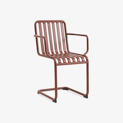 Nordic Nest HAY Palissade Cantilever armchair Iron red