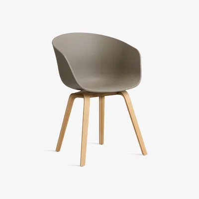 Nordic Nest HAY About a Chair 22 2.0 chair Khaki-lacquered oak frame