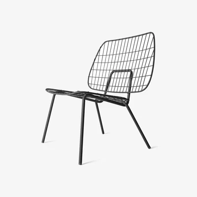 Nordic Nest MENU Wm String lounge chair Black