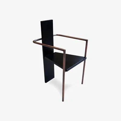 Nordic Nest Källemo Concrete armchair Black copper-plated frame