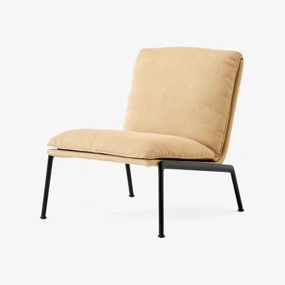 Nordic Nest &Tradition Muno LN18 lounge chair Warm black-Clay 0007