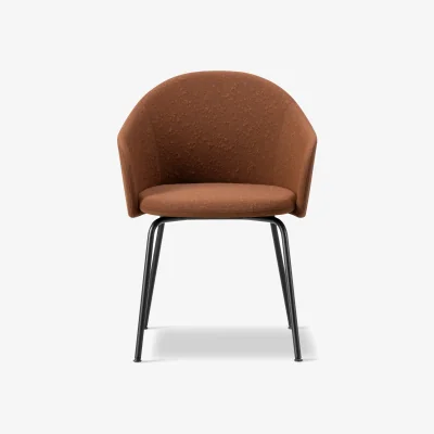 Nordic Nest Fredericia Furniture Gomo Armchair armchair tube base Myr 362-black