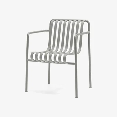 Nordic Nest HAY Palissade dining armchair Sky grey