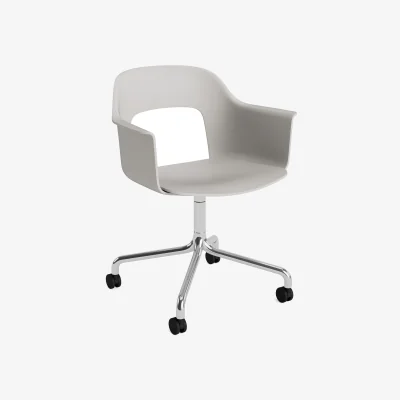 Nordic Nest HAY Layout Armchair 261 chair Sky grey-polished aluminium
