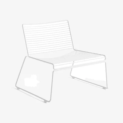 Nordic Nest HAY Hee lounge chair White