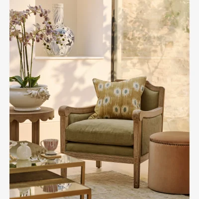 OKA OKA, Camaret Armchair - Dark Lichen, Armchair