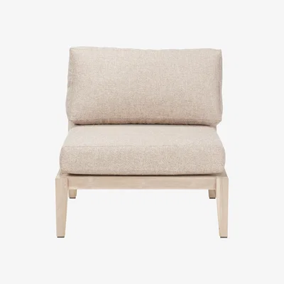 OKA Terrazzin Armless Chair - Aged Teak (Upsold)