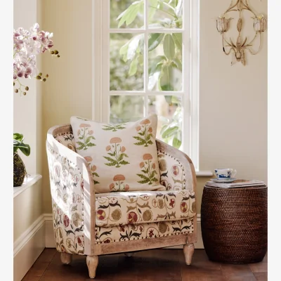 OKA OKA, Nahana Armchair - Sheki Olive, Armchair