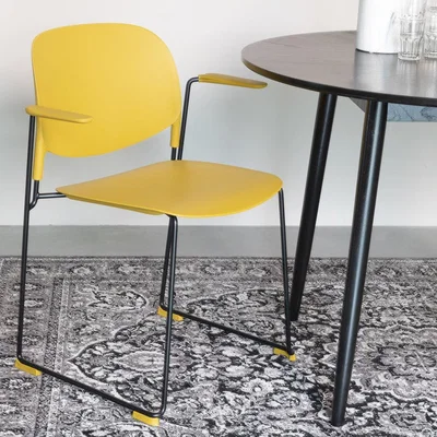 Olivia's Olivia's Nordic Living Collection - Sven Stackable Dining Chair in Orche
