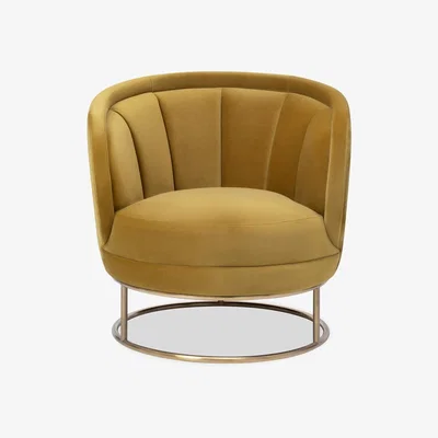 Olivia's Liang & Eimil Mila Kaster Mustard Occasional Chair