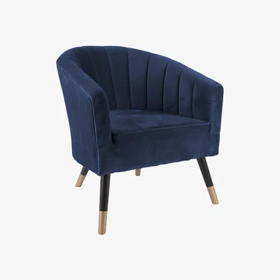 Olivia's Present Time Royal Occasional Chair Blue