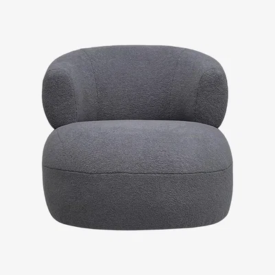 Olivia's Libra Midnight Mayfair Collection - Luna Occasional Chair in Boucle Grey