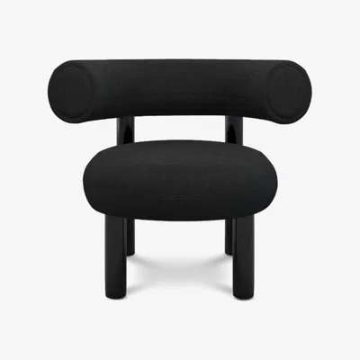 Olivia's Tom Dixon Fat Lounge Chair in Black