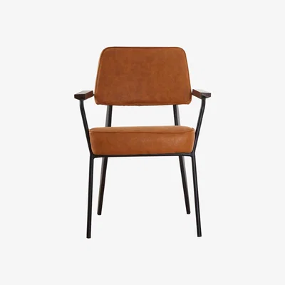 Olivia's Olivia's Soft Industrial Collection - Dayna Armchair in Camel