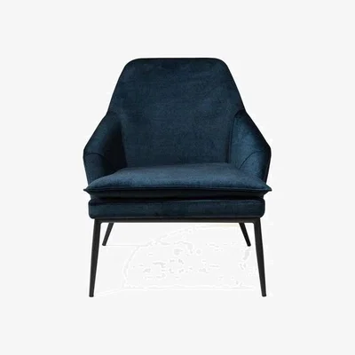 Olivia's Tommy Franks Stretti Lounge Chair in Deep Ocean