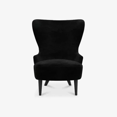 Olivia's Tom Dixon Wingback Micro Chair in Black
