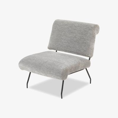 Olivia's Liang & Eimil Abacus Occasional Chair Silver And Matt Black Finished
