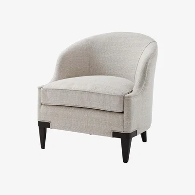 Olivia's Theodore Alexander Henning Club Chair in Vegas Natural